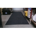 138.5" x 44.5" Black Floor Mat w Rubber Bottom