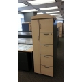 Teknion 4 drawer, 2 cabinet Wardrobe 69" x 24" x 24"