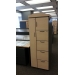 Teknion 4 drawer, 2 cabinet Wardrobe 69" x 24" x 24"