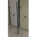 Black Steel 8 Hook Coat Rack Tree