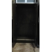 Enclosed Shelf Dark Brown Bookcase 4 Shelves