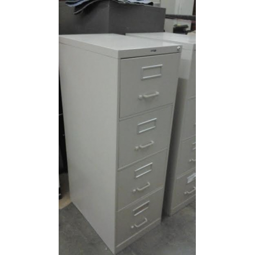 Staples 4 Drawer Vertical Locking File Cabinet 18 X 26 1 2 X 52