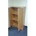 2 Door Enclosed 3 Shelf Bookcase