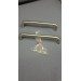 9 1/2 Inch Commercial Stainless Steel Glass Door Pull (lot of 2)