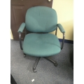 Office Task Green Chair Rolling Gas Lift
