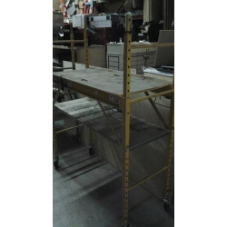 Werner 6 ft. Steel Rolling Scaffold 1000 lb. Load Capacity