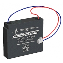 PS-605 Powersonic Battery PS605 6 v 0.5 AH