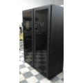 Double 19" Server Rack 60.5 x 29 x 81 Enclosed Glass front Doors