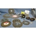 Lot Of Assorted Blades And Sanding / Grinding Tools