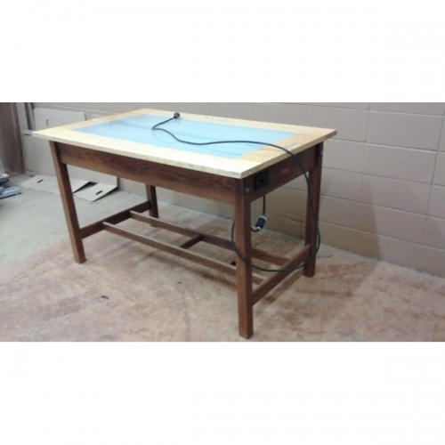 Wooden Drafting Light Tracing Table 60 X 36 X 37 Allsold Ca