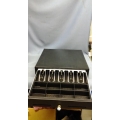 Black Metal Cash Drawer with Insert and key for POS