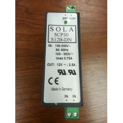 Sola Power Supply SCP30S12B-DN 12V 2.5Amps