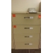 Tan 4 Drawer Lateral File Cabinet 36x18 Full Drawer, Locking Key