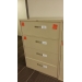 Tan 4 Drawer Lateral File Cabinet 36x18 Full Drawer, Locking Key