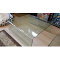 Glass Coffee and Side Accent Table Set