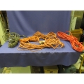 Lot Of 6 Extension Cords Varying Lengths