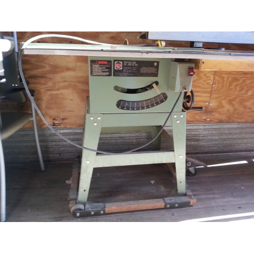King 10 Inch 1 Hp Direct Drive Table Saw W Custom Fence Allsold