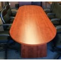 Autumn Maple 120 in. Racetrack Board Room Meeting Table