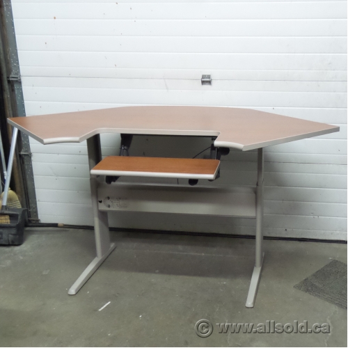 Teknion Sit Stand Height Adjustable Corner Desk Allsold Ca Buy