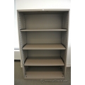 Teknion Tan 4 High Open Shelving Storage Cabinet, 36"