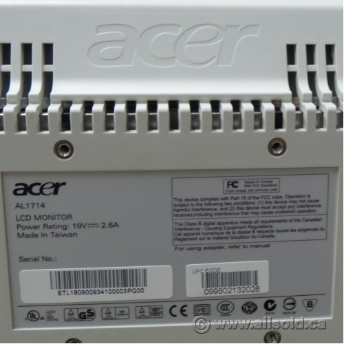 Acer AL1714 17\