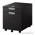 IKEA Galant Espresso 2 Drawer Rolling Pedestal w Combination IKEA Galant Espresso 2 Drawer Rolling Pedestal w Combination