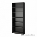 Espresso 72" 5 Shelf Bookcase with Adjustable Shelves
