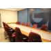 17' Maple & Grey Board Room Conference Table with 21 Chairs