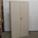 Global Beige 72" 2 Door Metal Storage Cabinet, Locking