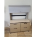 Knoll Morrison Modern 48 x 23 Credenza with Overhead Storage
