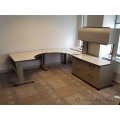 Knoll Morrison Modern 4 Pc Height Adjustable C / U Suite Desk