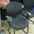 Black Mesh Back Guest Chair