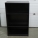 Black Wood Bookshelf Bookcase 3-Shelves 36x12x48"