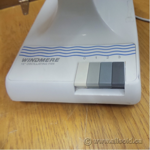 Windmere Df 16 3 Speed Oscillating Desk Fan Allsold Ca Buy