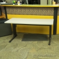 Herman Miller Grey Straight Desk table