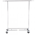 Metal Collapsible Rolling Garment Clothes Rack