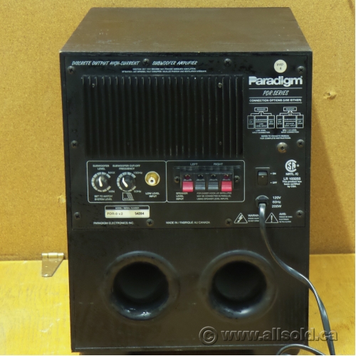 paradigm pdr 8 subwoofer