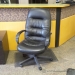 Black Leather Global High Back Chair