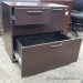 Espresso 4 Drawer Double Wide File and Storage Pedestal