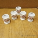 Lot of 7 Luxford Fine Bone China Alberta Rose Egg Cups