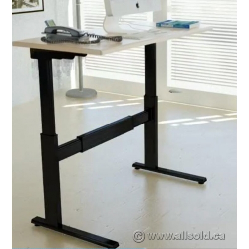 Powered Height Adjustable Sit Stand Desk Allsold Ca Buy Sell