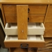 Brown Wooden Stationary Sorting/Organizing Shelf