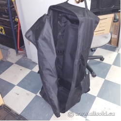 Black Travel Golf Bag with Wheels  or Trade Show Carry Case