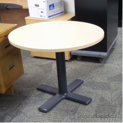 Blonde 36" Round Conference Meeting Table