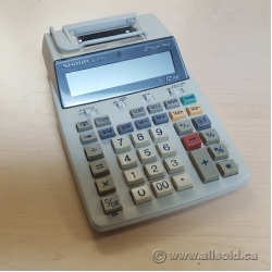 Sharp EL-1701V Printing Calculator Adding Machine AA Battery