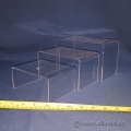 Clear Display Nesting Risers "small" Height