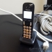 Black Panasonic KX-TGDA20 Cordless Phone w/ Charger Base