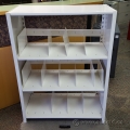 Tennsco White Metal 4 Shelf Bookcase Binder Shelf