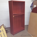 Cherry Wood 4 Shelf Heavy Duty Bookcase