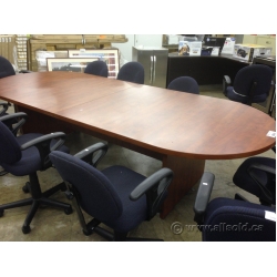 Heartwood Sugar Maple10 ft Conference Racetrack Boardroom Table